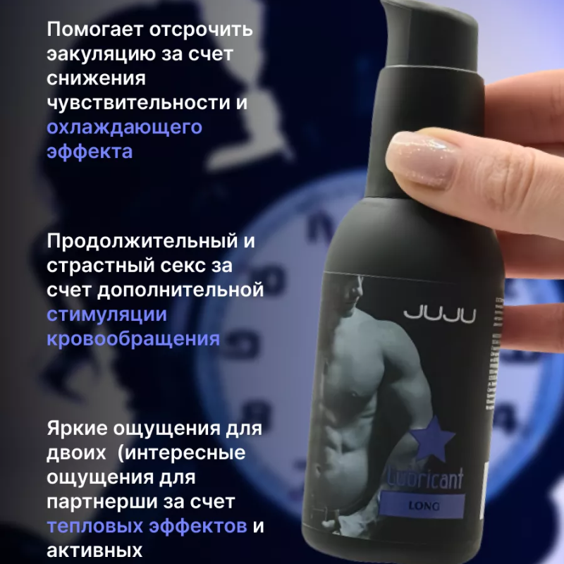 Пролонгирующий лубрикант JUJU Long 100ml 984JU