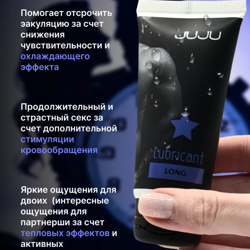 Пролонгирующий лубрикант JUJU Long 50ml 7067JU