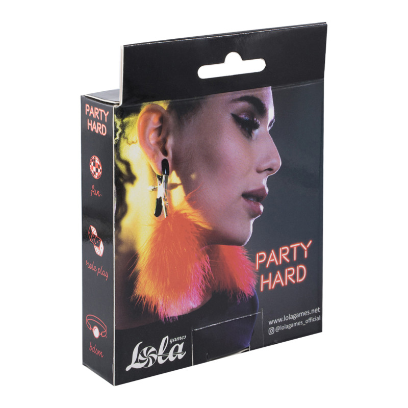Зажимы на Cоски Party Hard Euphoric Red 1131-02lola