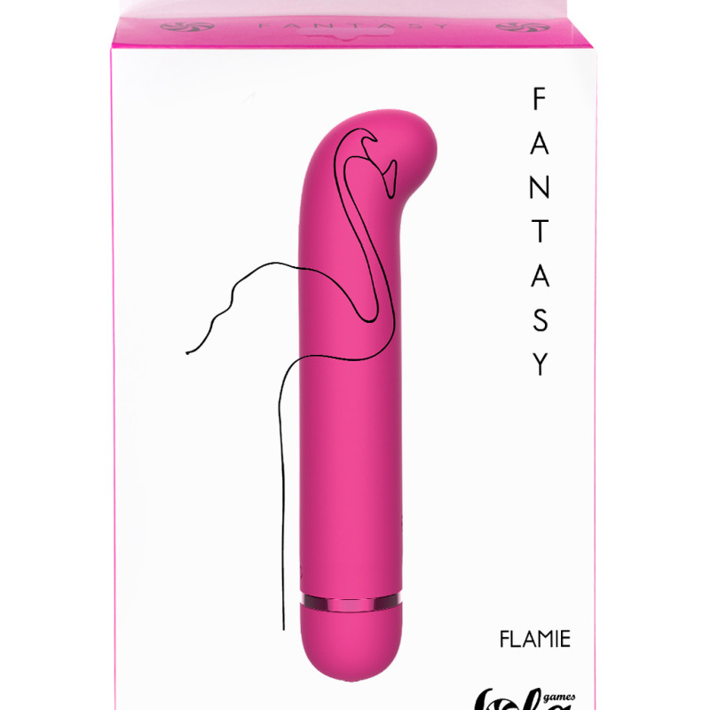 Перезаряжаемый вибратор Fantasy Flamie Pink 7912-02lola