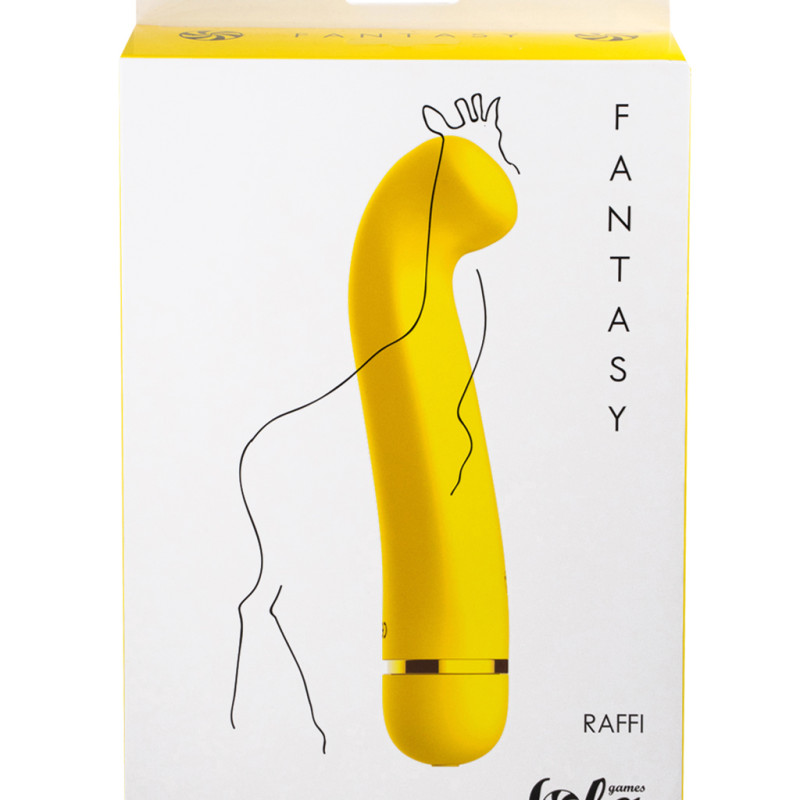 Перезаряжаемый вибратор Fantasy Raffi Yellow 7910-01lola