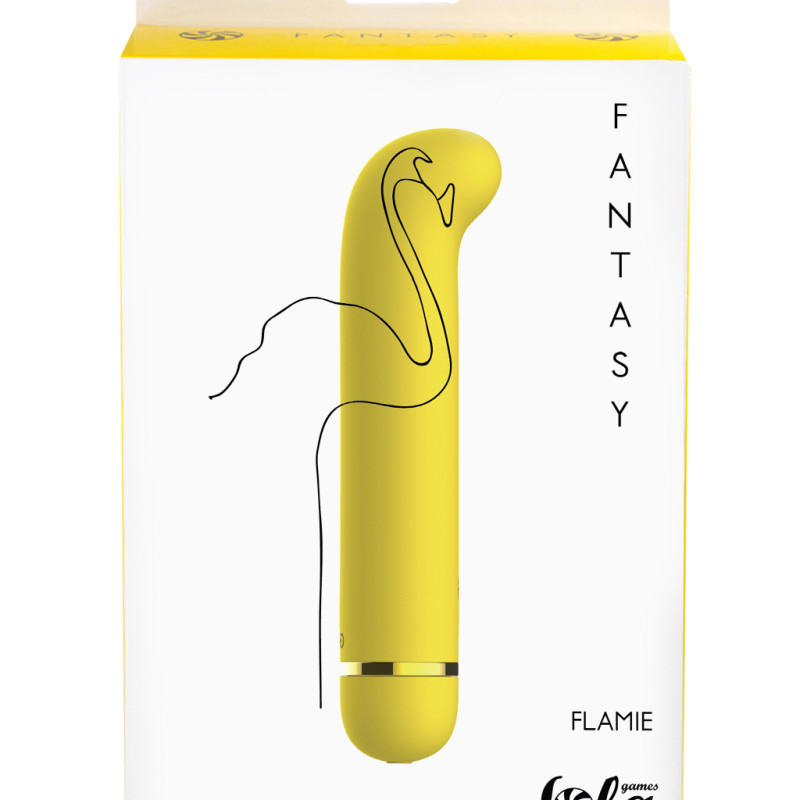 Перезаряжаемый вибратор Fantasy Flamie Yellow 7912-01lola