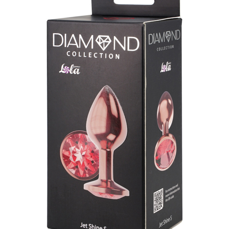 Анальная Пробка Diamond Ruby Shine S Розовое Золото 4024-01lola