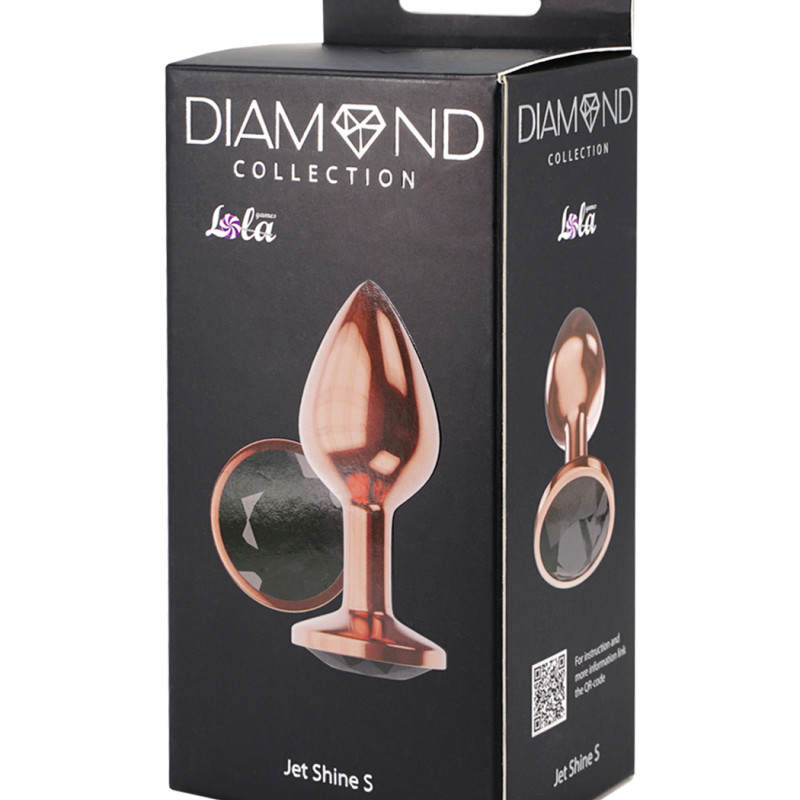 Анальная Пробка Diamond Jet Shine S Розовое Золото 4022-01lola