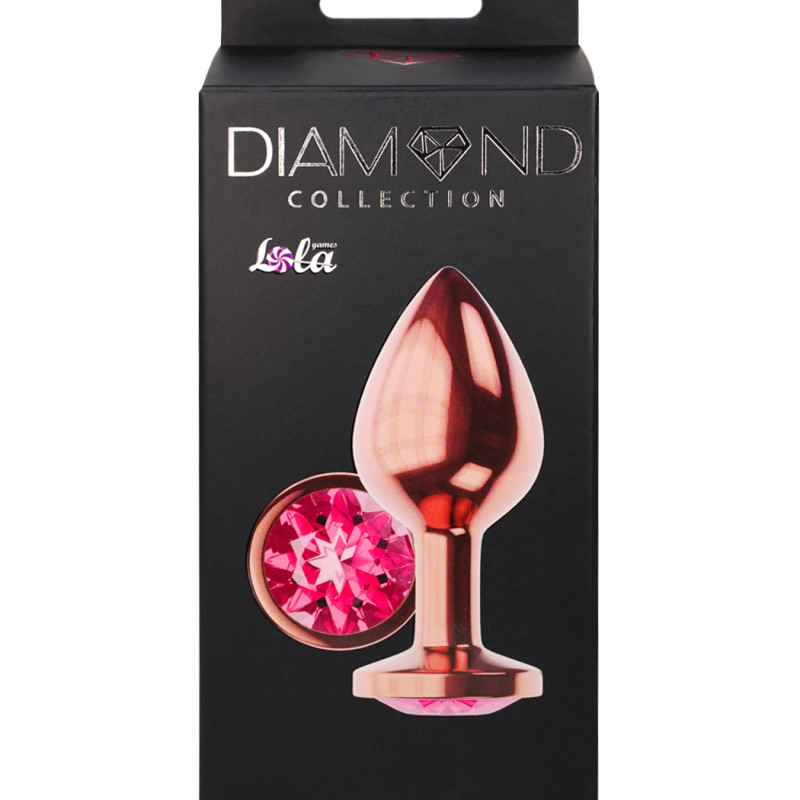 Анальная Пробка Diamond Quartz Shine L Розовое Золото 4023-02lola