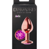 Анальная Пробка Diamond Amethyst Shine L Розовое Золото 4025-02lola