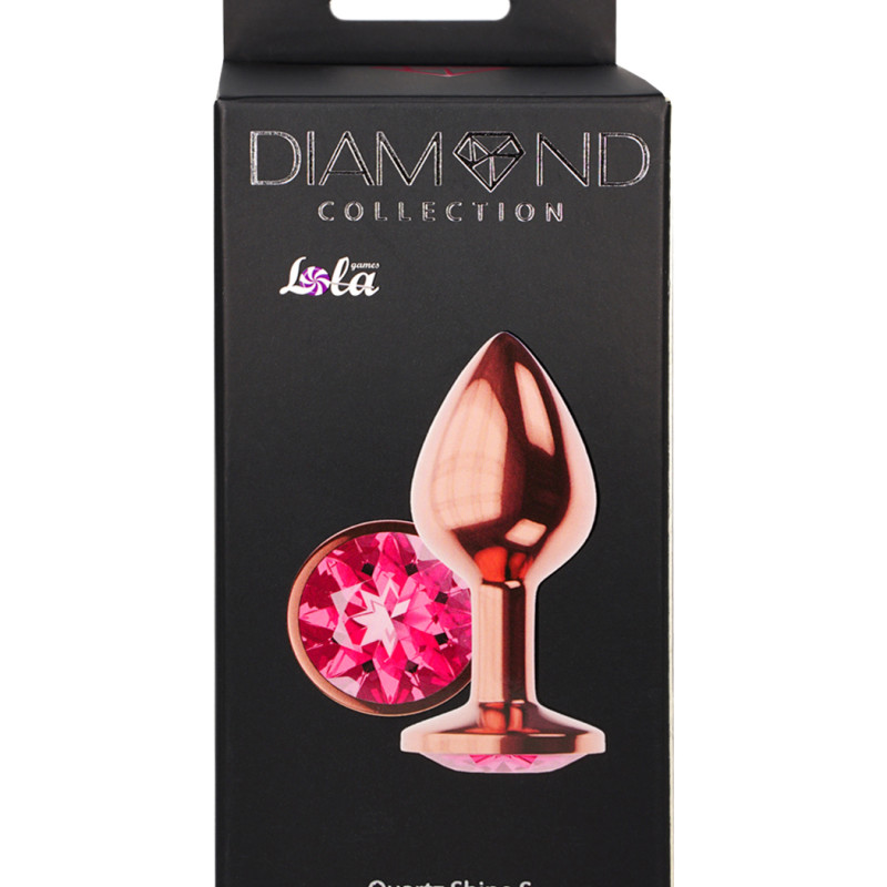 Анальная Пробка Diamond Quartz Shine S Розовое Золото 4023-01lola