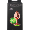 Анальная Пробка Diamond Emerald Shine S Розовое Золото 4027-01lola