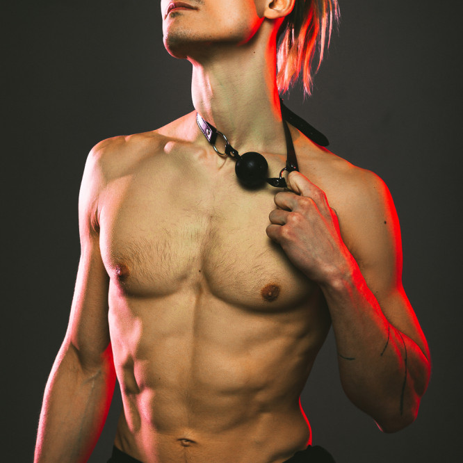 Кляп Party Hard Love Addict Black 1146-01lola