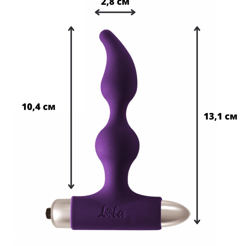 Анальная пробка с вибрацией Spice it up New Edition Elation Ultraviolet 8018-04lola