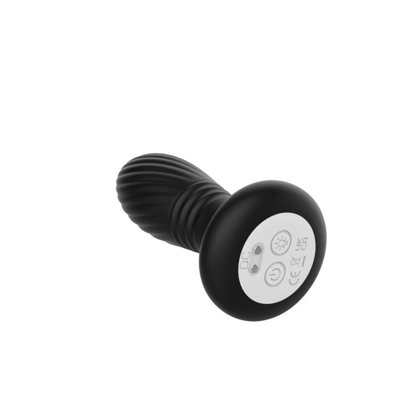 Светящаяся анальная пробка с возвратно-поступательной функцией SW3023