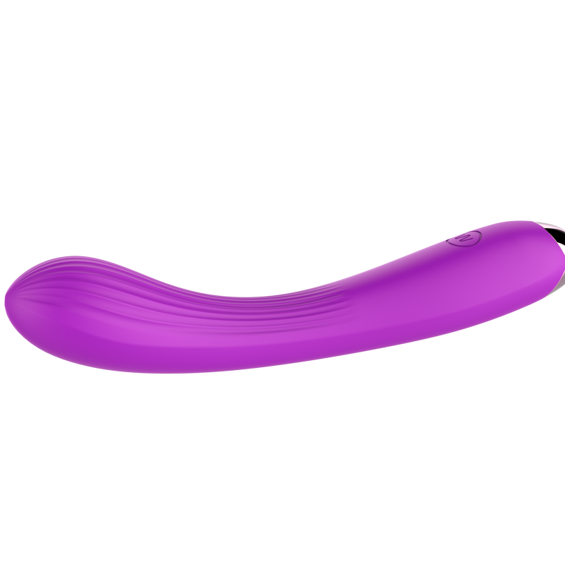Гибкий силиконовый вибратор фиолетовый SW3014V