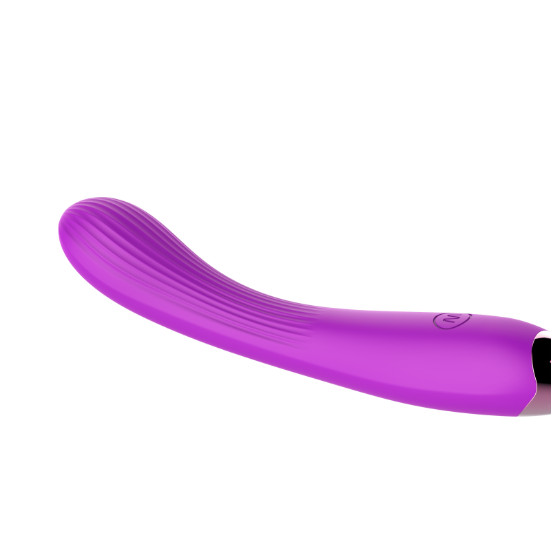 Гибкий силиконовый вибратор фиолетовый SW3014V