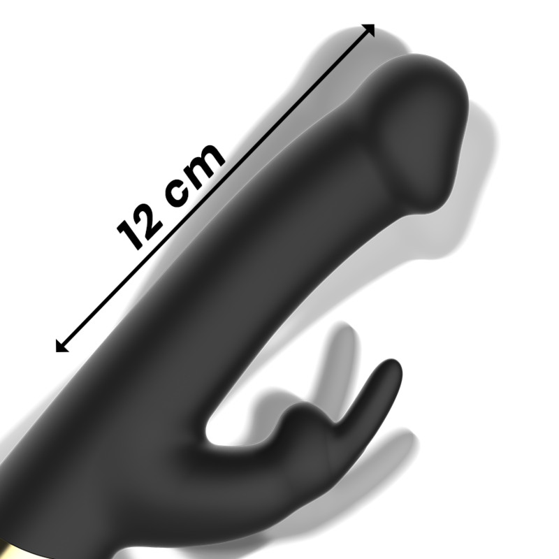 Вибратор-кролик с режимами вращения D-234396