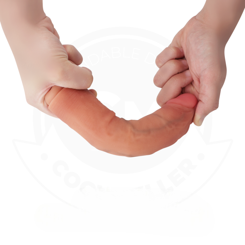 Реалистичный вибратор с функцией фрикций D-243369