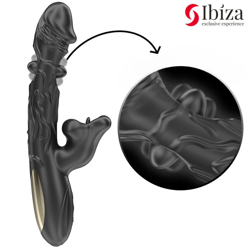 Вибратор с режимами вибрации, колебаний и посасывания D-242826