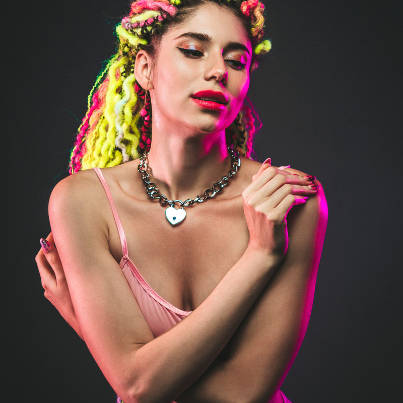 Ошейник Party Hard Embrace Silver 1093-01lola