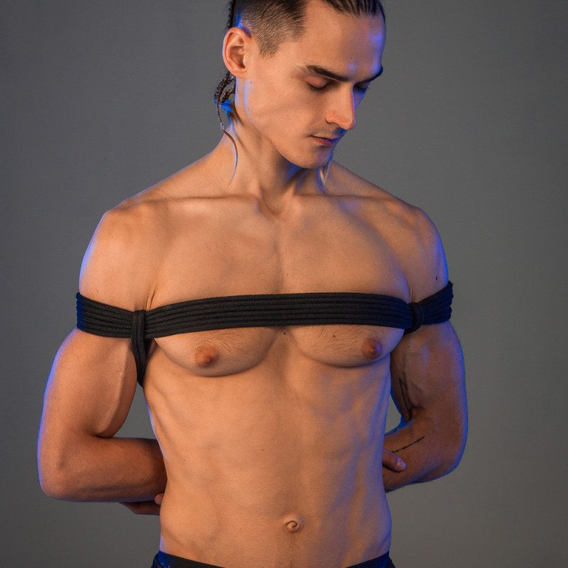 Веревка Party Hard Do Not Disturb Black 5м 1157-01lola