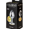 Анальная пробка Diamond Yellow Sparkle Large 4010-02Lola