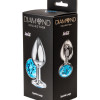 Анальная пробка Diamond Light blue Sparkle Large 4010-04Lola