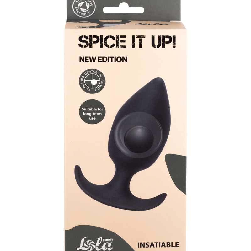 Пробка со смещенным центром тяжести Spice it up Insatiable Dark Grey 8011-02lola