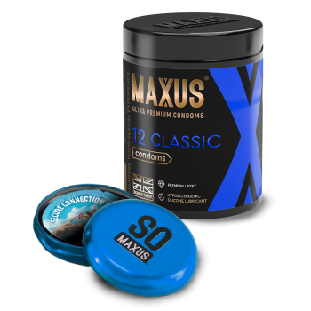 Презервативы классические MAXUS Classic №12 ж/к 5833mx