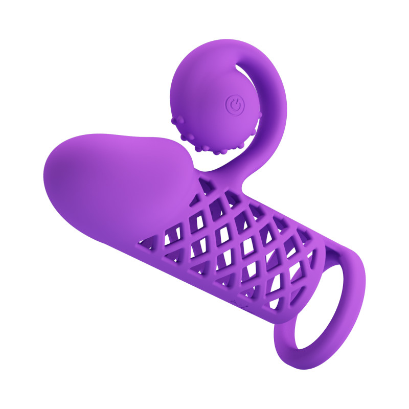 Вибронасадка с клиторальным отростком Pretty Love MC57