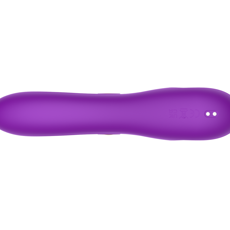 Силиконовый вибратор-кролик с функцией вращения SW3052-purple