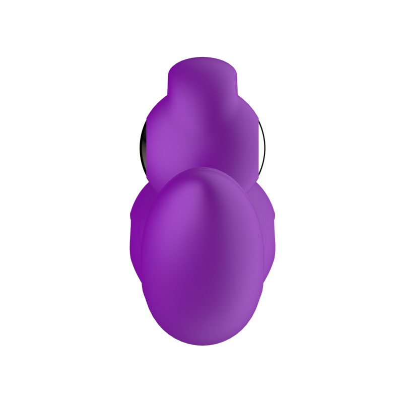 Силиконовый вибратор-кролик с функцией вращения SW3052-purple
