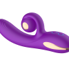 Силиконовый вибратор-кролик с функцией вращения SW3052-purple