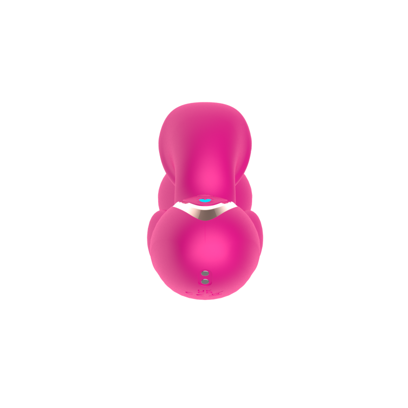 Вибратор с вакуумной стимуляцией клитора и фингерингом SW3053