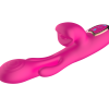 Вибратор с вакуумной стимуляцией клитора и фингерингом SW3053