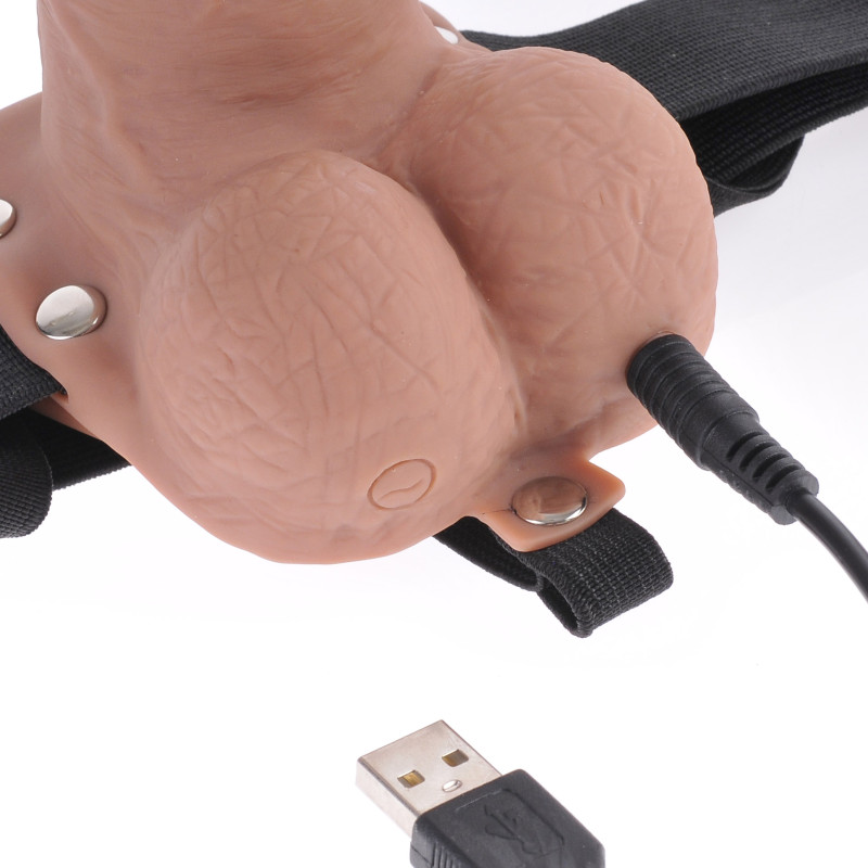 Страпон с Вибрацией 7