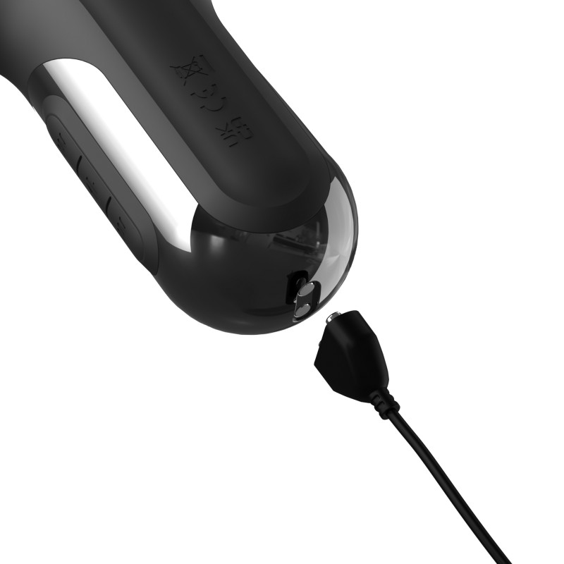 Вибратор c тройной стимуляцией Sonix Silicone Thruster 456523PD