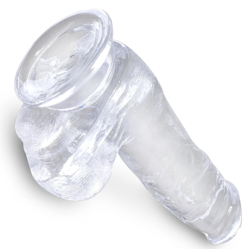 Фаллоимитатор King Cock Clear 6 Cock with Balls Pipedream 575220PD