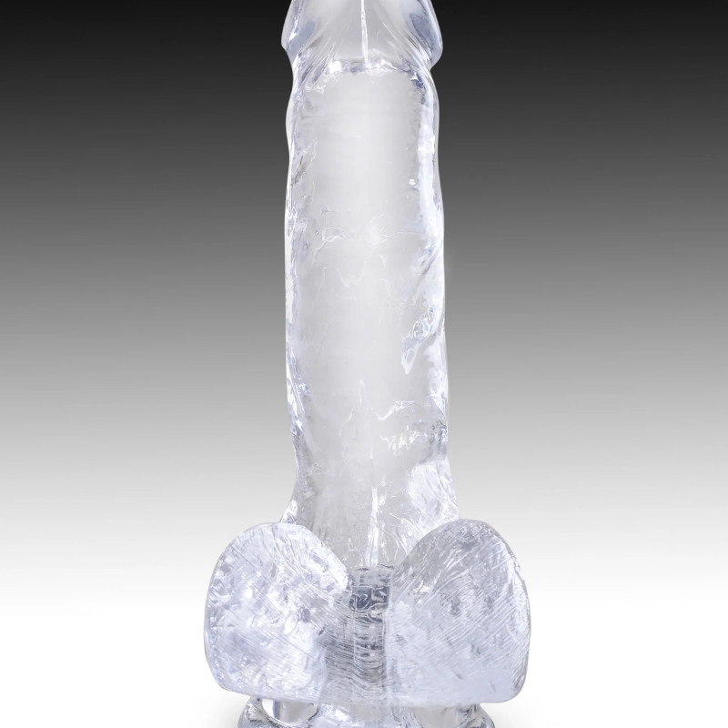 Фаллоимитатор King Cock Clear 6 Cock with Balls Pipedream 575220PD