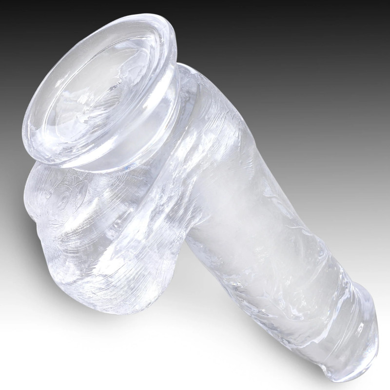 Фаллоимитатор King Cock Clear 6 Cock with Balls Pipedream 575220PD