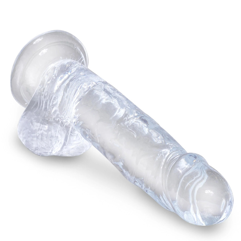 Фаллоимитатор King Cock Clear 7 Cock with Balls Pipedream 575420PD