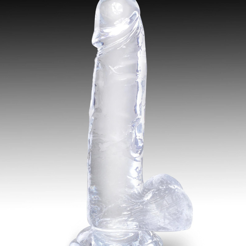 Фаллоимитатор King Cock Clear 7 Cock with Balls Pipedream 575420PD