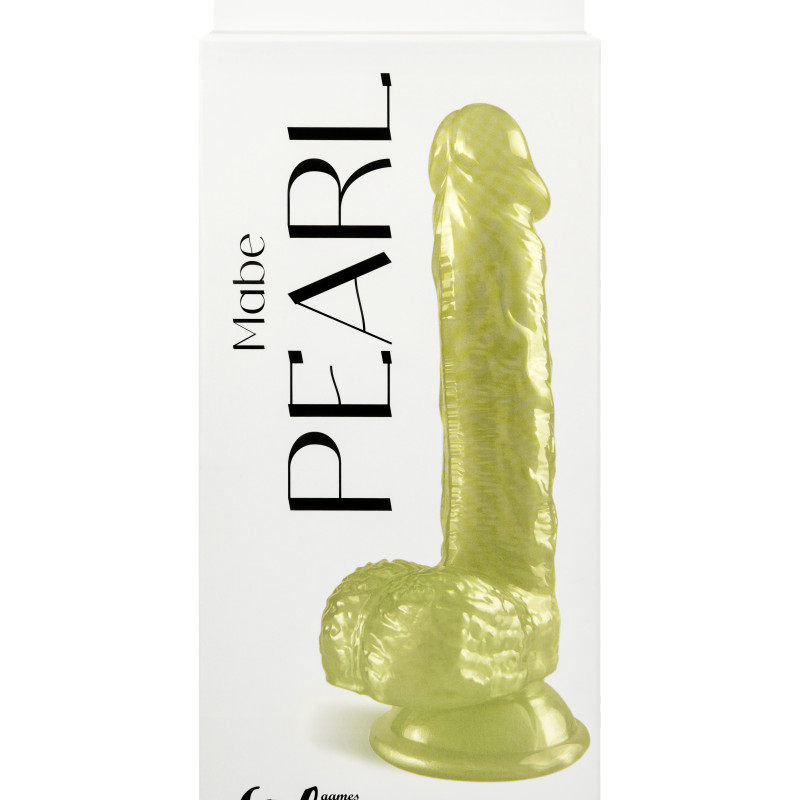 Перламутровый дилдо Mabe Pearl Золотистый 9901-01lola