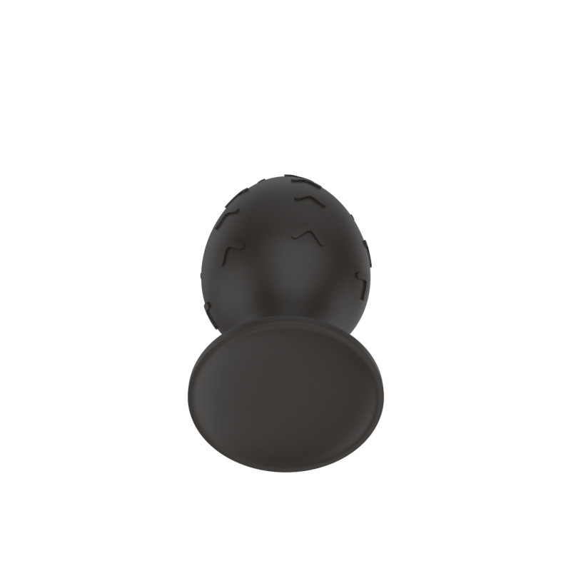 Силиконовая анальная пробка черная M (6.7*3.5cm) 3302-02