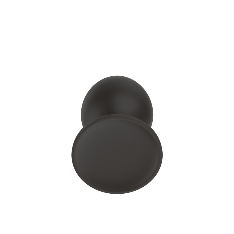 Силиконовая анальная пробка черная S (5.8*2.8cm) 3303-01