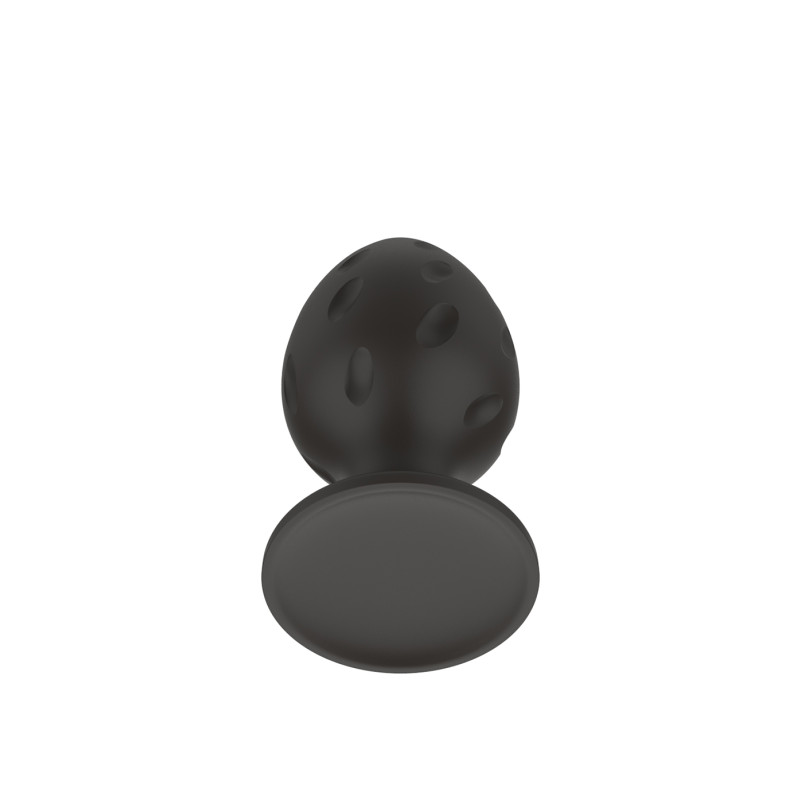 Силиконовая анальная пробка черная S (5.8*2.8cm) 3304-01