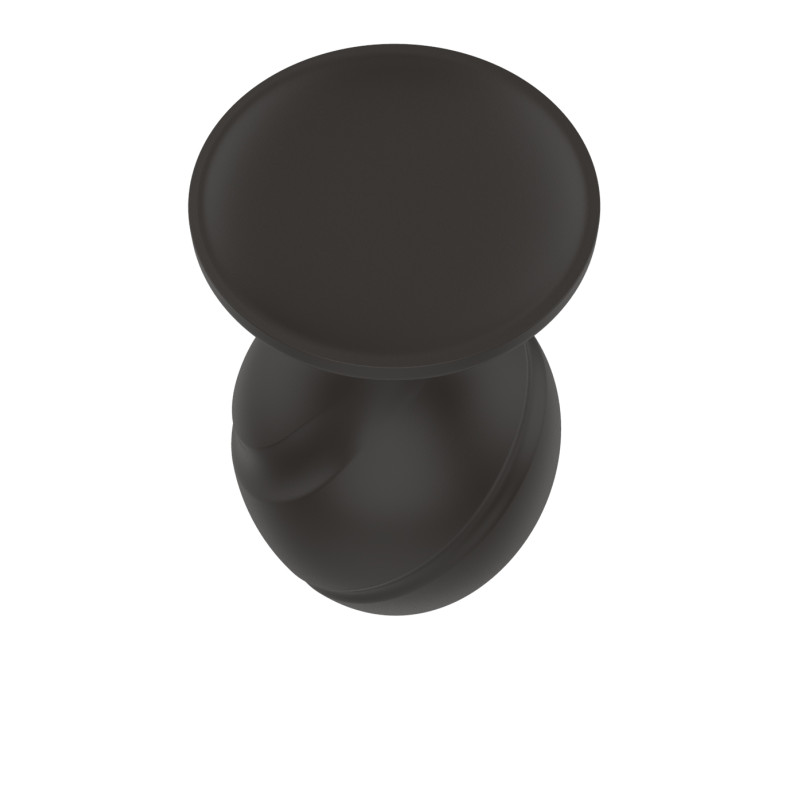 Силиконовая анальная пробка черная M (7.2*3.5cm) 3305-02