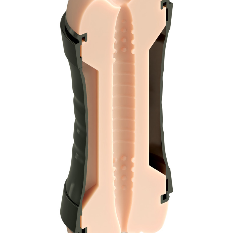 Самосмазывающийся Мастурбатор в Колбе Flip-A-Pussy Over Pipedream RD44621PD