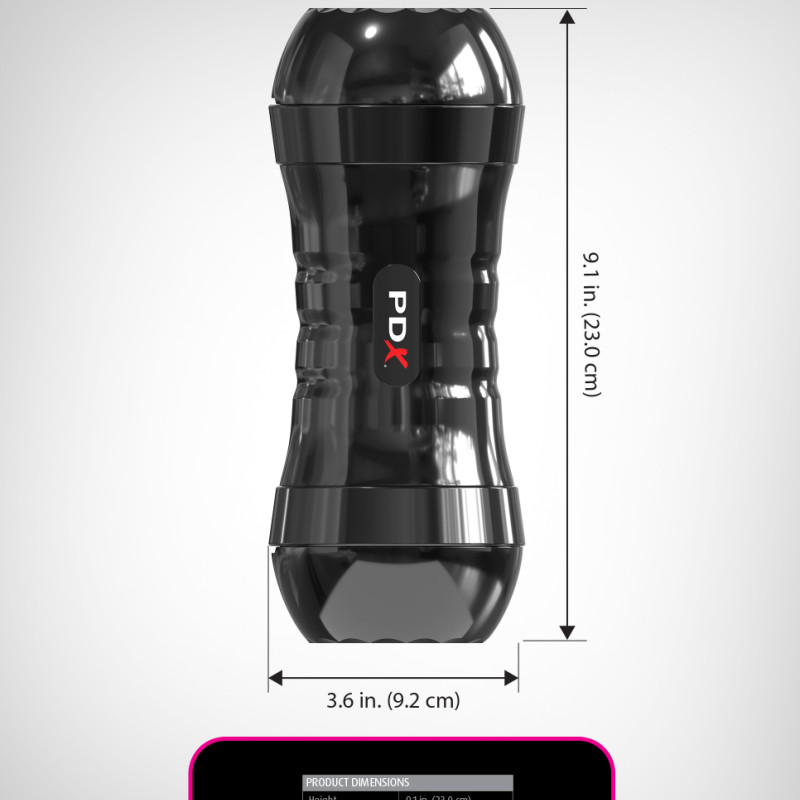 Самосмазывающийся Мастурбатор в Колбе Flip-A-Pussy Over Pipedream RD44621PD