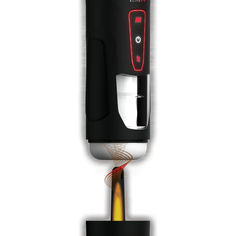 Мастурбатор с вибрацией PDX Elite Milk Me Hotter - Black Pipedream RD55023PD