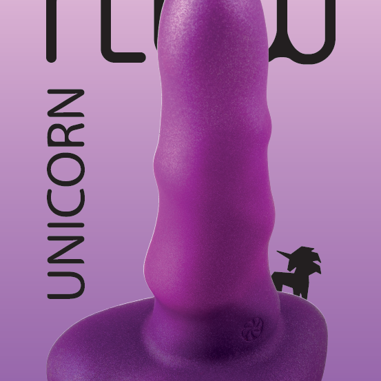 Нереалистичный дилдо Unicorn Mini Purple 2047-04lola