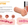 Мастурбатор Tattoo двойной слой телесный KOKOS M03-001-06D
