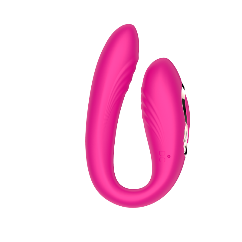 Клиторально-вагинальный вибратор с вращающейся вагинальной частью SW1096